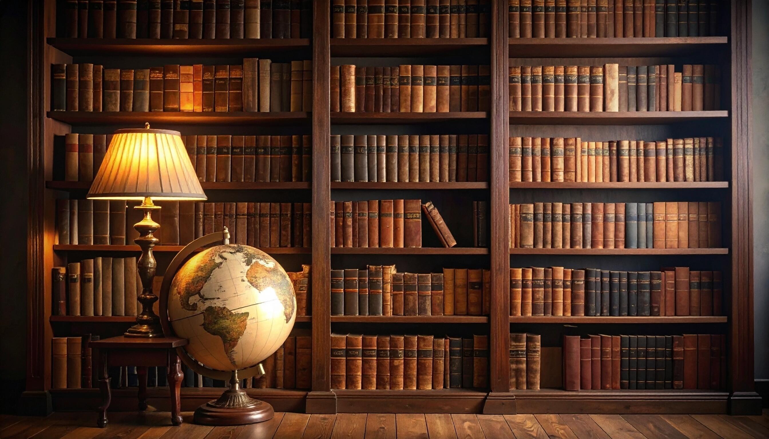 Globo y libros